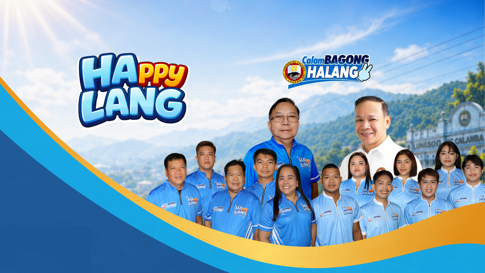 HAppyLANG Team with CalamBAGONG Halang campaign banner